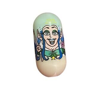 Mighty Beanz 2003 Series 2 #123 Elf Queen Glow in the Dark Bean Y2K Vintage
